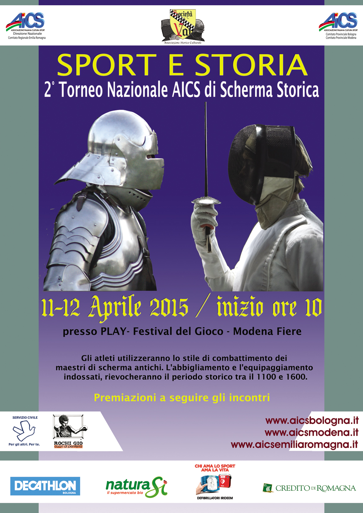 TORNEO NAZIONALE SCHERMA STORICA